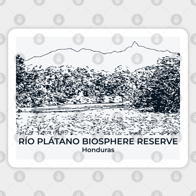Río Plátano Biosphere Reserve - Honduras Magnet by Lakeric